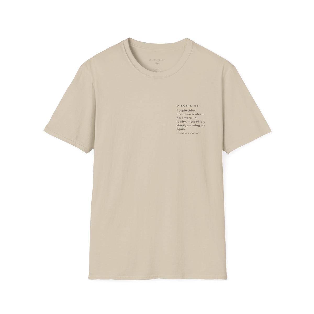 Discipline Paragraph Pocket Tee