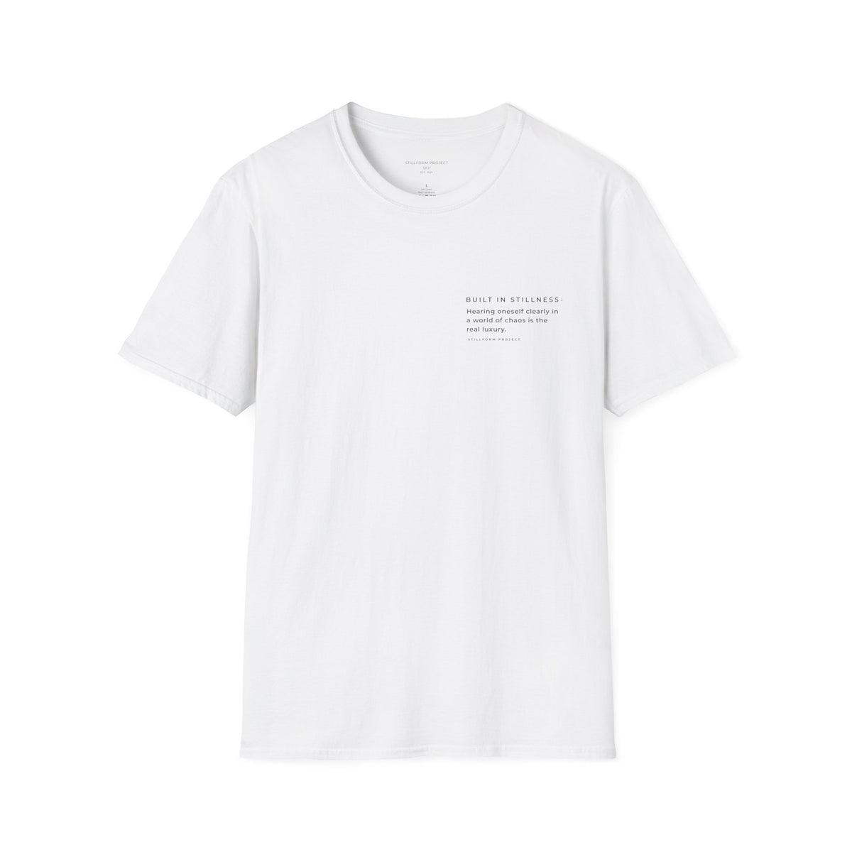 Built In Stillness Paragraph Pocket Tee