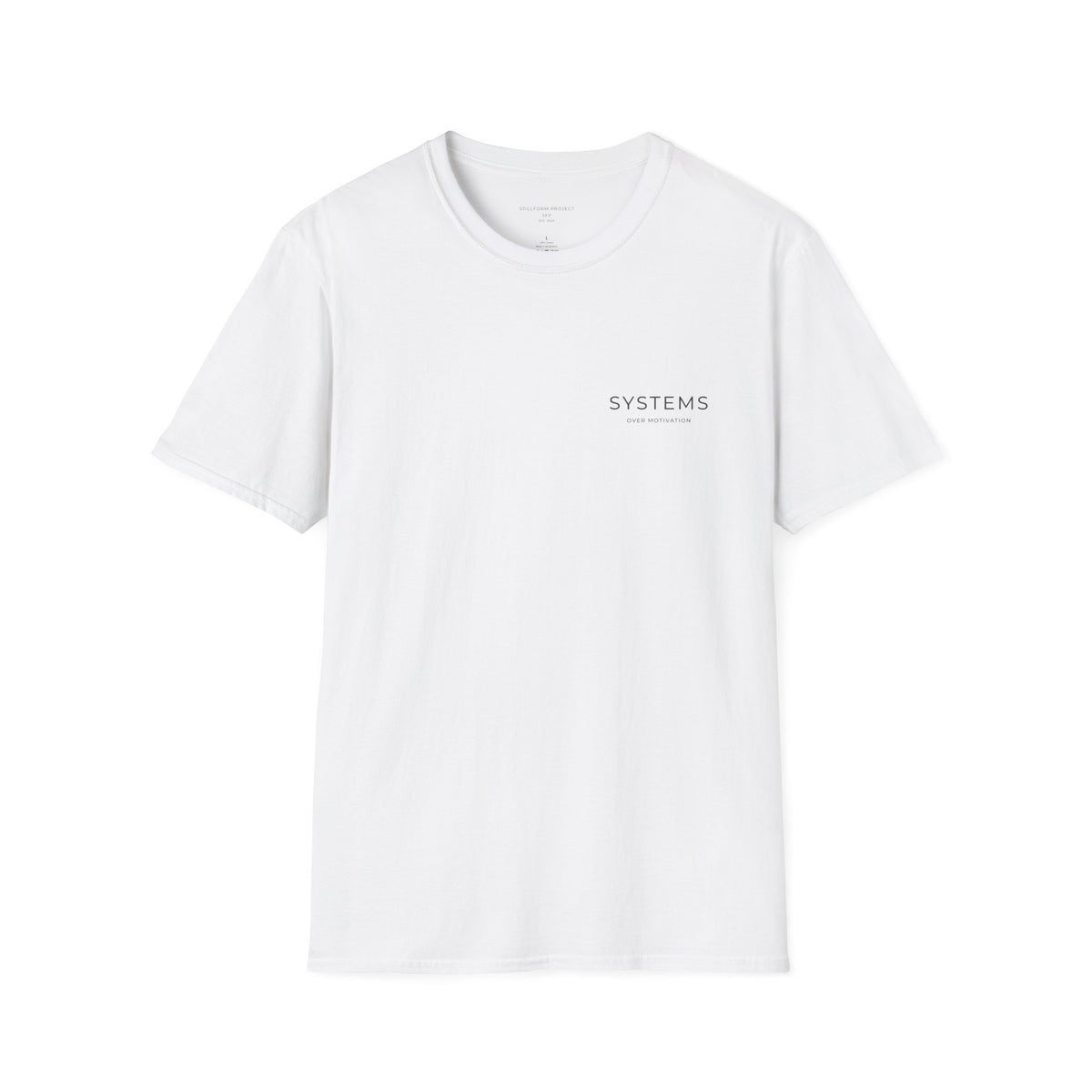 Systems Over Motivation Pocket Tee
